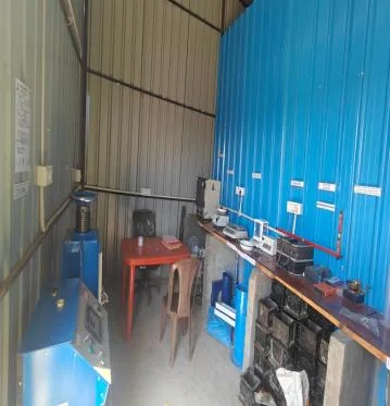 Fire fighting and electrical services room